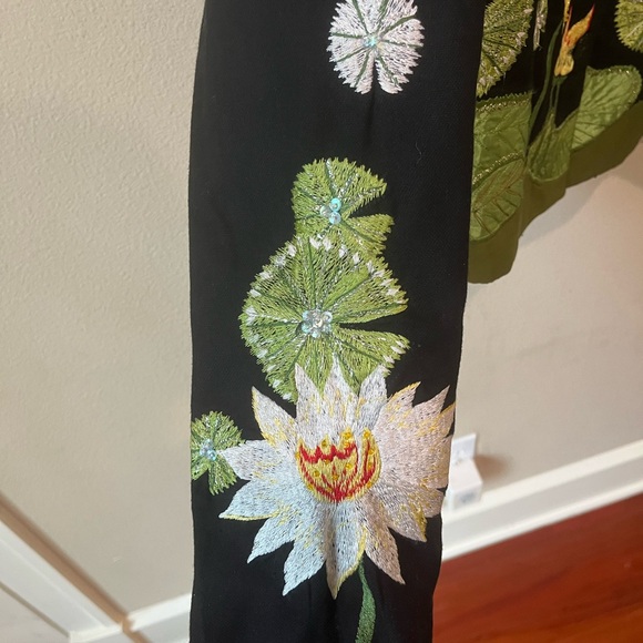 Vintage Anage art to wear jacket embroidered artsy chic boho electric size XS - Picture 8 of 14